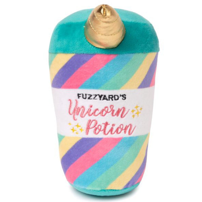 15% OFF: FuzzYard Unicorn Potion Plush Dog Toy