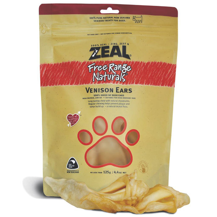 35% OFF: Zeal Free Range Naturals NZ Venison Ears For Dogs