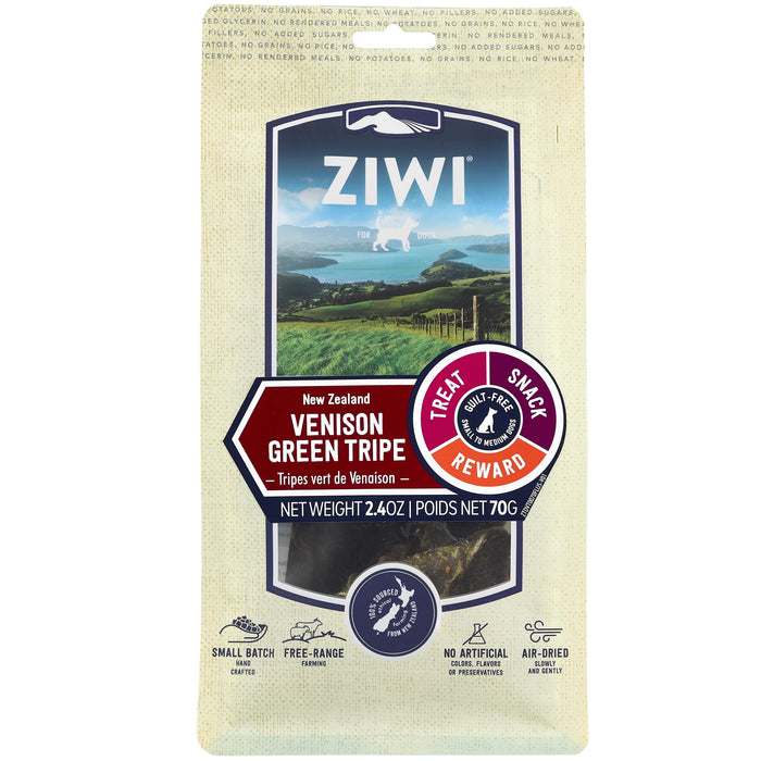 20% OFF: Ziwi Peak Air Dried Free Range Venison Green Tripe Dog Treats