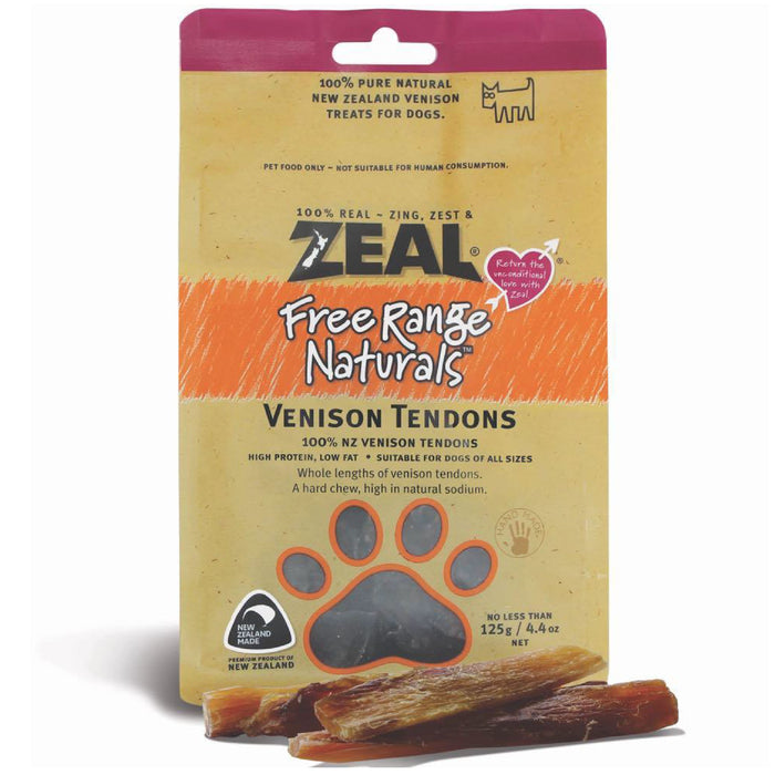 35% OFF: Zeal Free Range Naturals NZ Venison Tendons For Dogs
