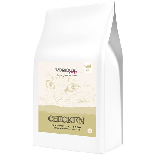 20% OFF: Vorous Recipe Super Premium Chicken Adult Dry Cat Food