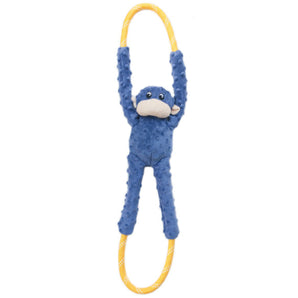 ZippyPaws RopeTugz® Blue Monkey Toy